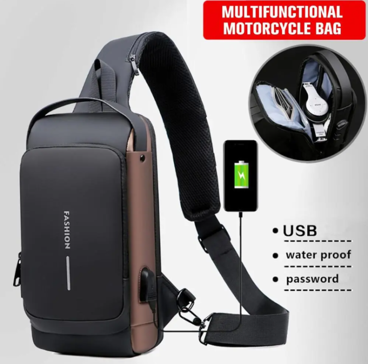 Anti-theft Cross Body Bag