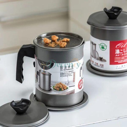 kitchen oil filter pot