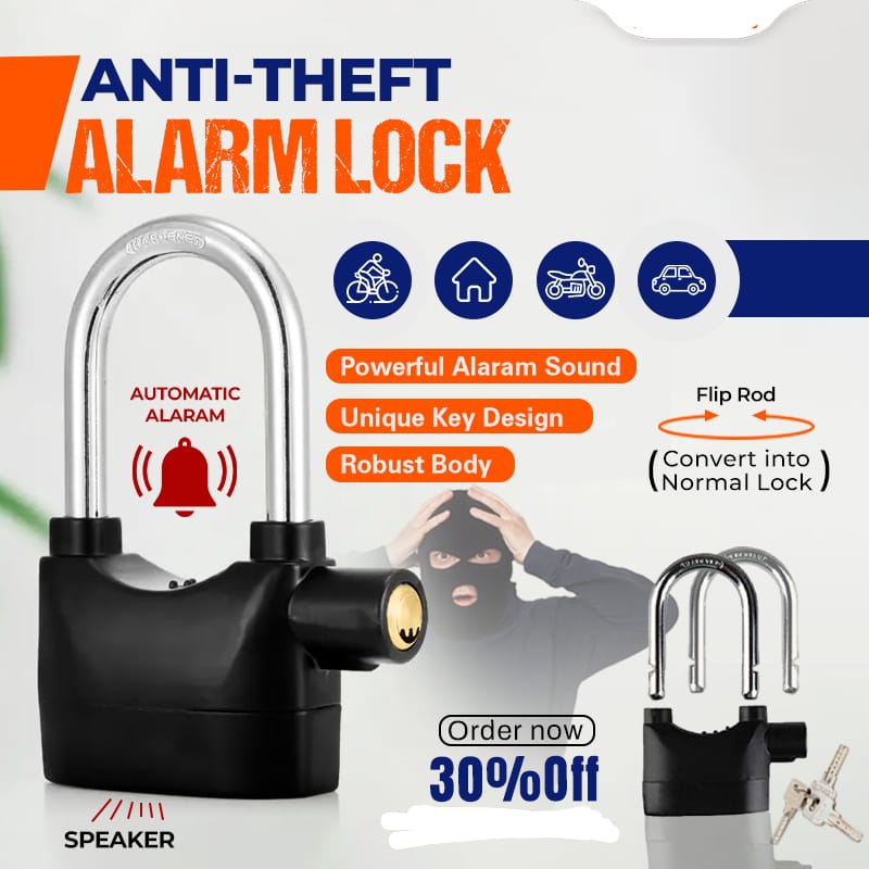 anti theft alarm lock
