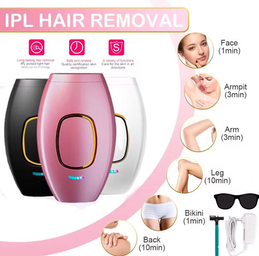 IPL Permanent Laser Hair Removal Handheld Device Kit
